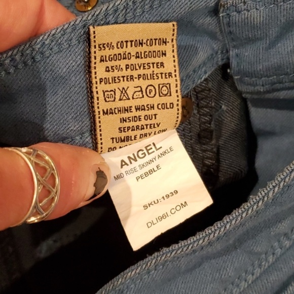 DL1961 ANGEL MIDRISE SKINNY ANKLE JEANS, 4 (27) - Picture 3 of 4